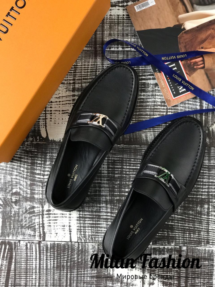 Лоферы мужские  Louis Vuitton kf1130. Вид 3