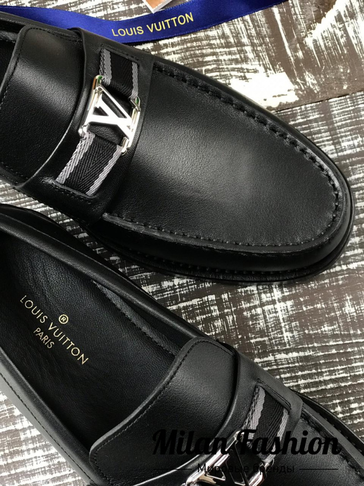Лоферы мужские  Louis Vuitton kf1130. Вид 4