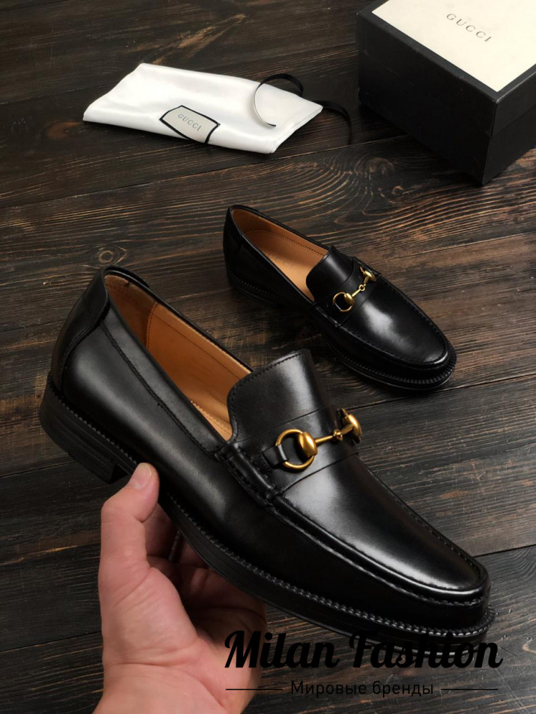 Лоферы мужские  Gucci kf1148. Вид 4