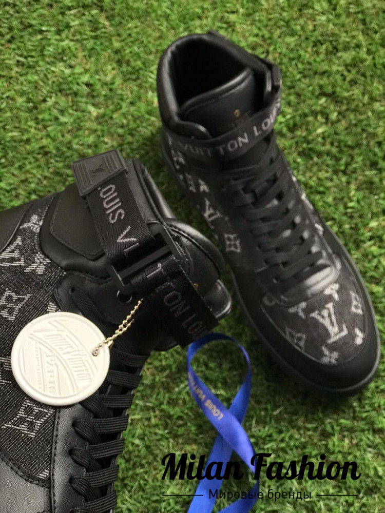 Кеды высокие  Louis Vuitton kf1212. Вид 3