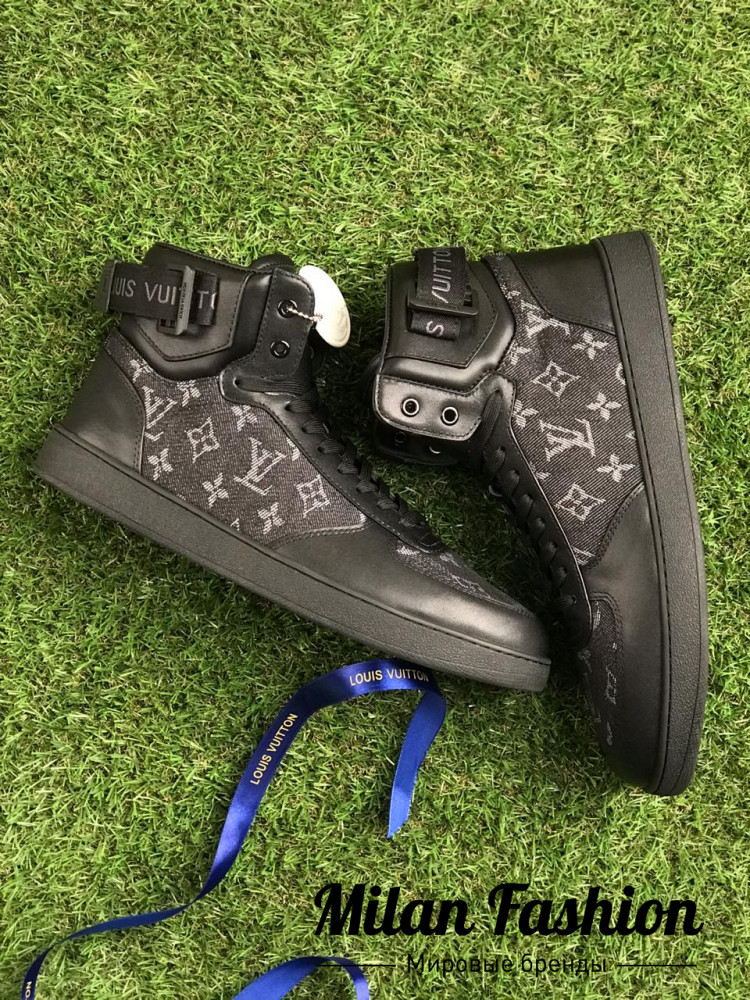 Кеды высокие  Louis Vuitton kf1212. Вид 6