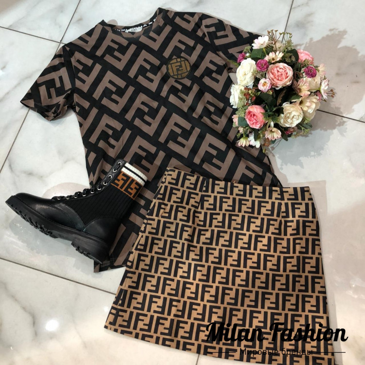 Футболка Fendi an-0041. Вид 1