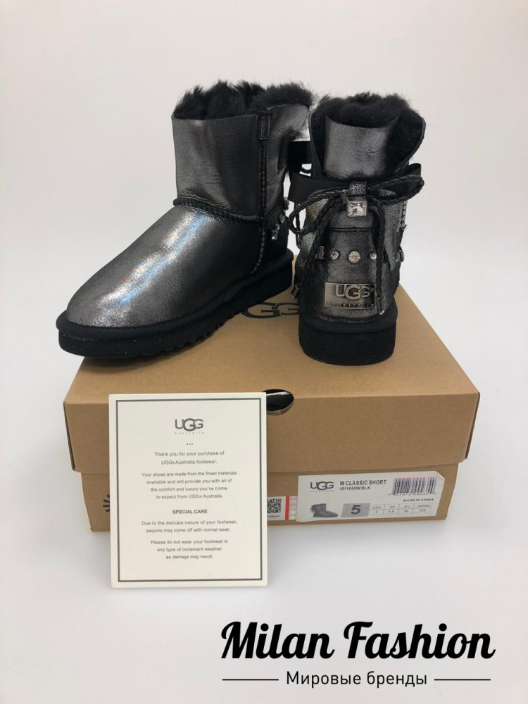 Угги с веревочками Ugg Australia an-0016. Вид 1