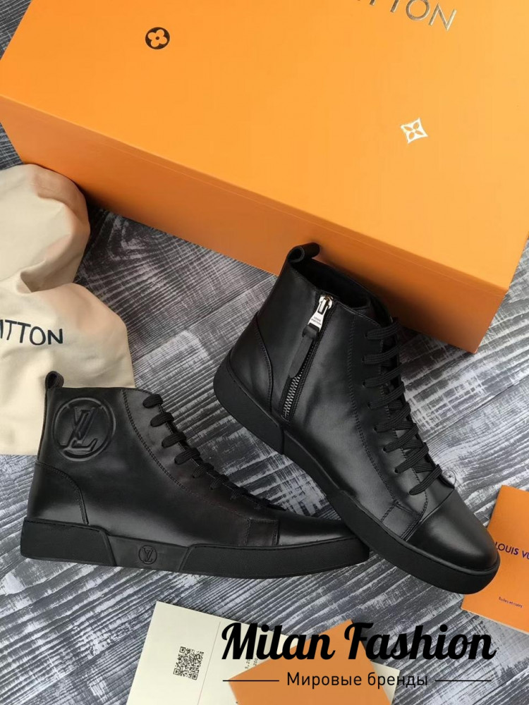 Высокие сникерсы Louis Vuitton bb1067. Вид 1