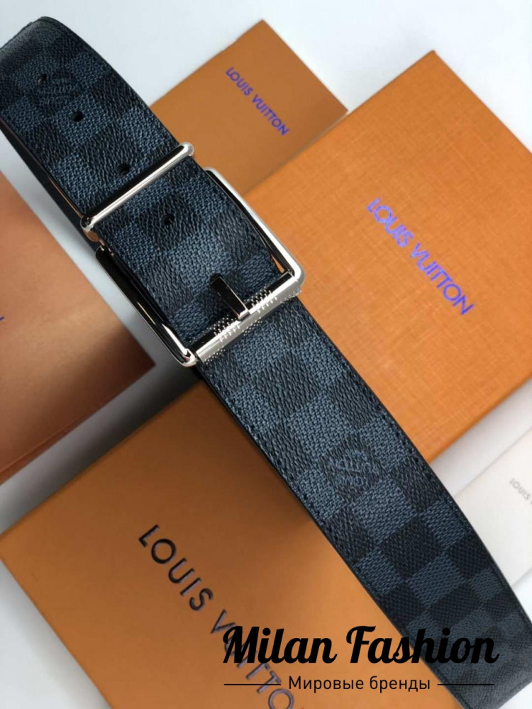 Двусторонний ремень Louis Vuitton bb1081. Вид 1
