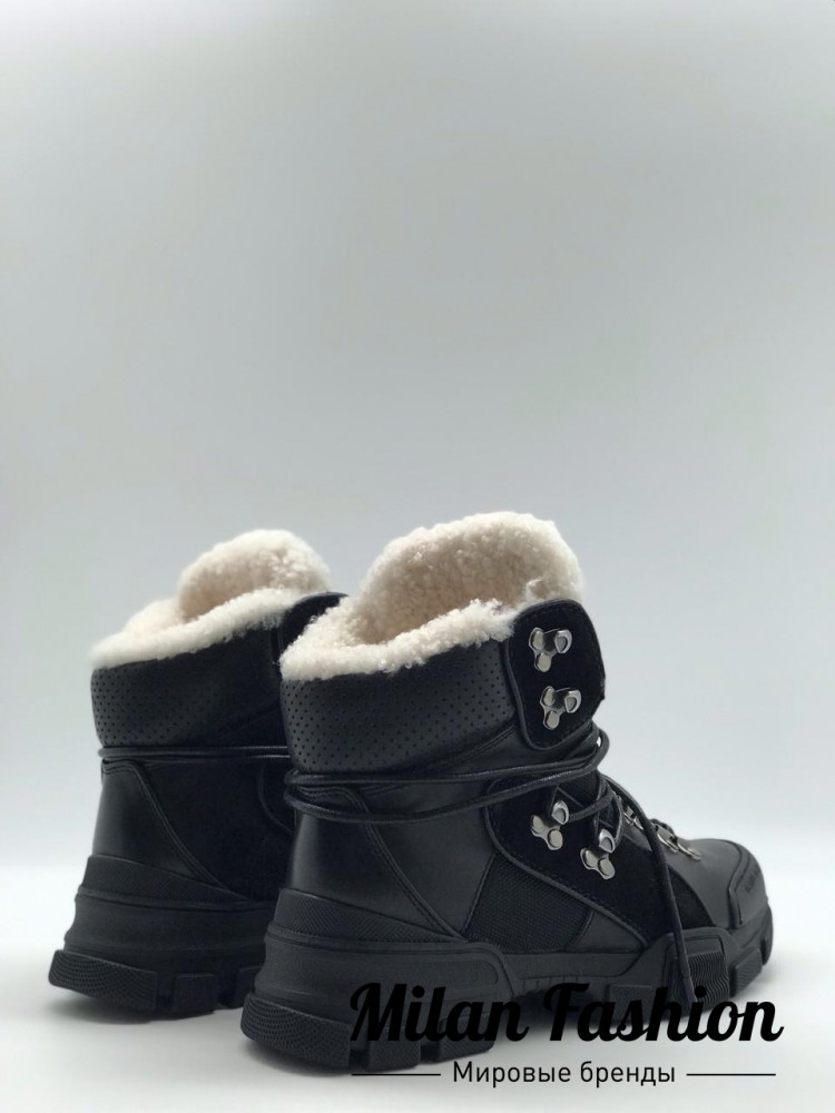 Кроссовки зимние Gucci an-0583. Вид 3