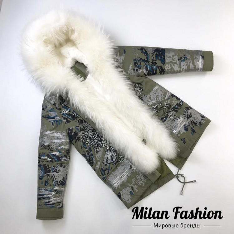 Парка с мехом Salvatore Ferragamo an-0564. Вид 1