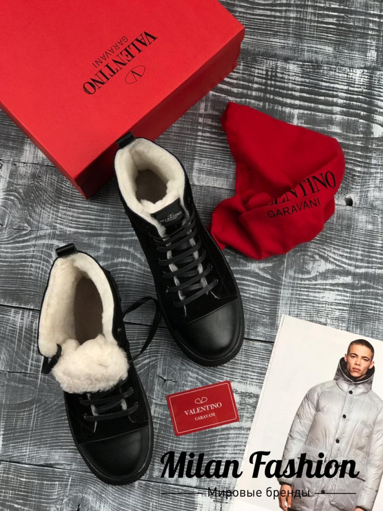 Зимние кеды Valentino gg1066. Вид 2
