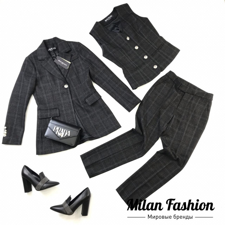 Костюм тройка Balmain an-0763. Вид 1