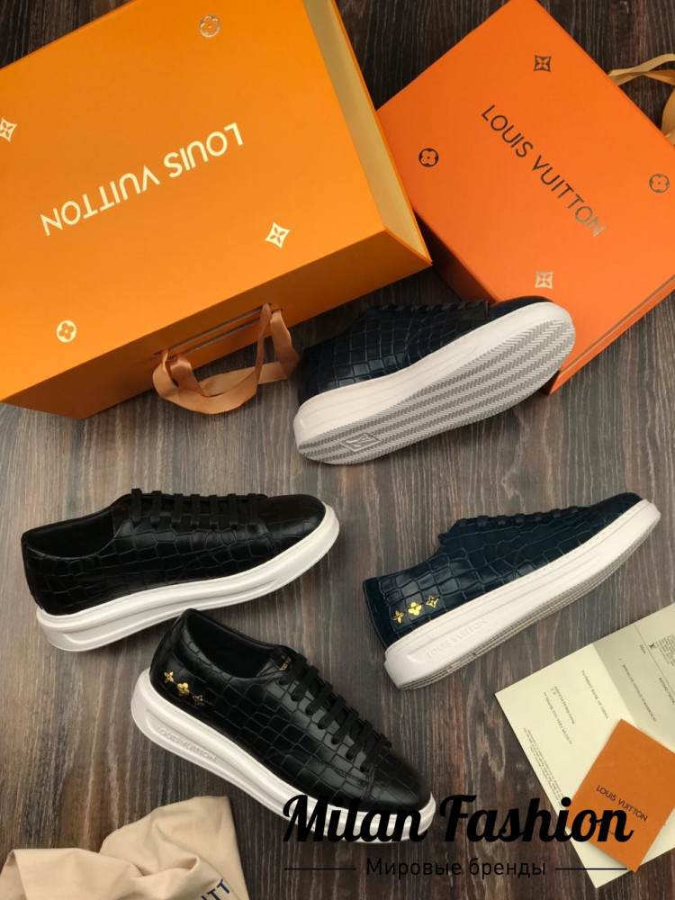 Роскошные ультралегкие сникерсы Louis Vuitton gg1097. Вид 3