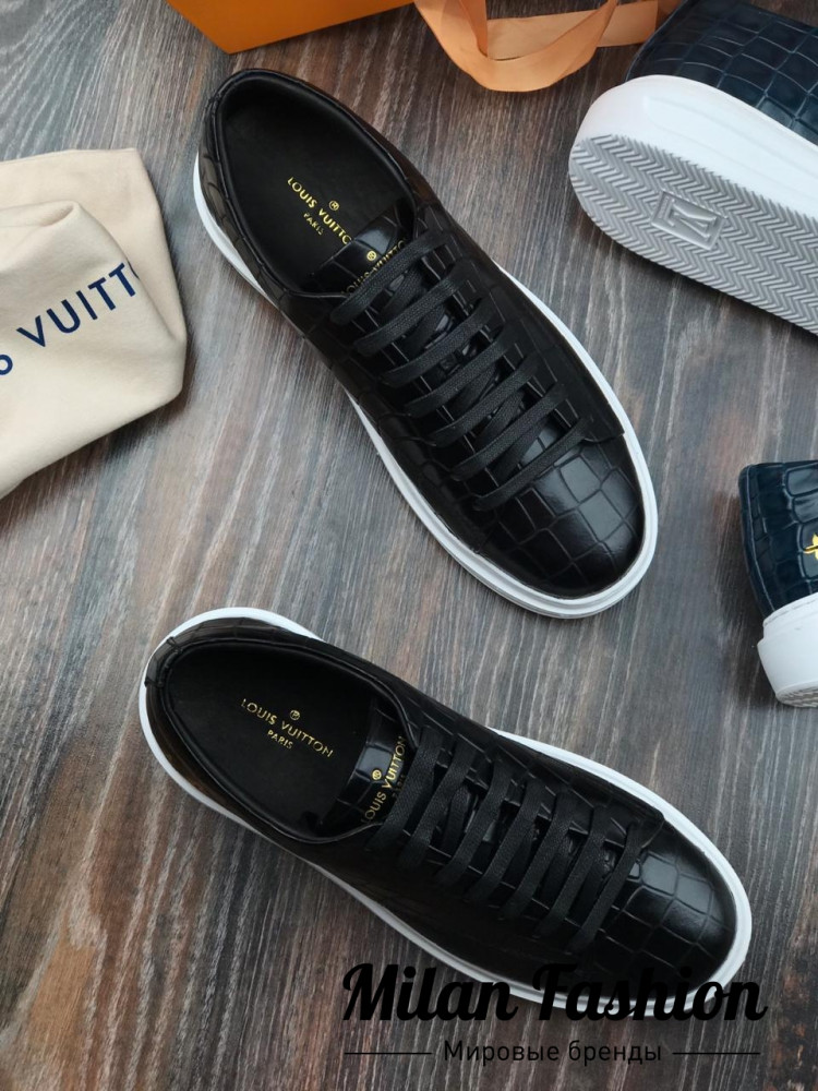 Роскошные ультралегкие сникерсы Louis Vuitton gg1097. Вид 2