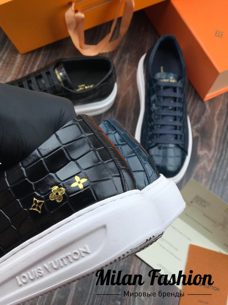 Роскошные ультралегкие сникерсы Louis Vuitton gg1097. Вид 4