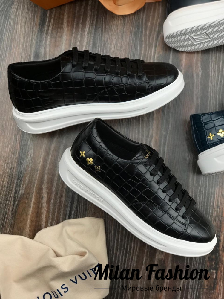 Роскошные ультралегкие сникерсы Louis Vuitton gg1097. Вид 1