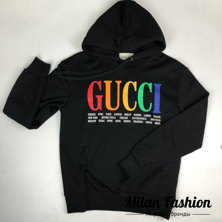 Хлопковое худи  Gucci an-0736. Вид 1