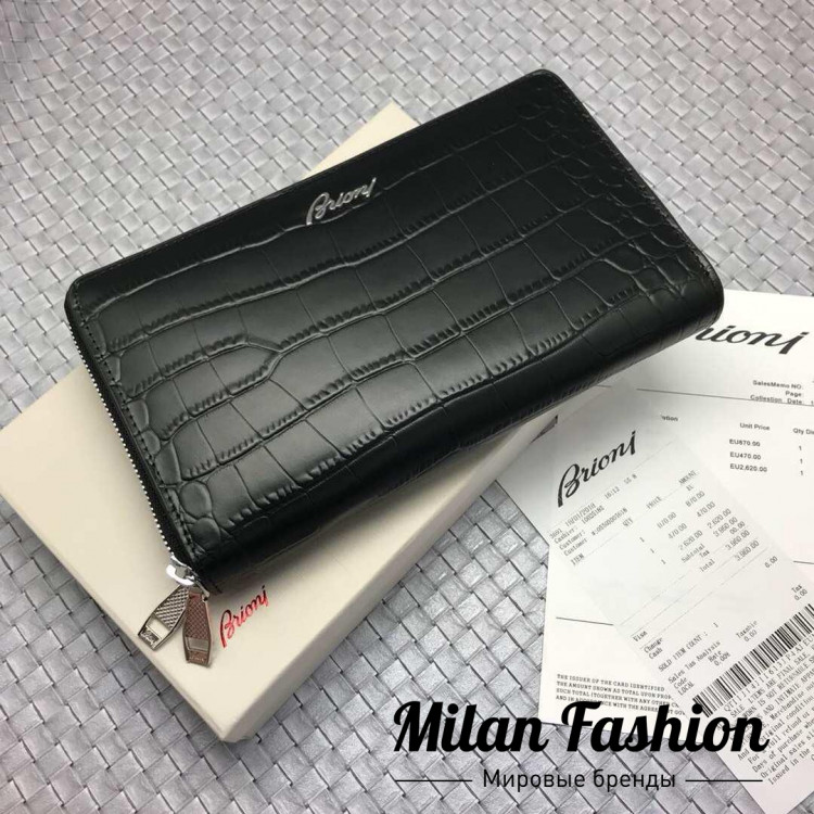 Классическое мужское портмоне Brioni gg1183. Вид 1
