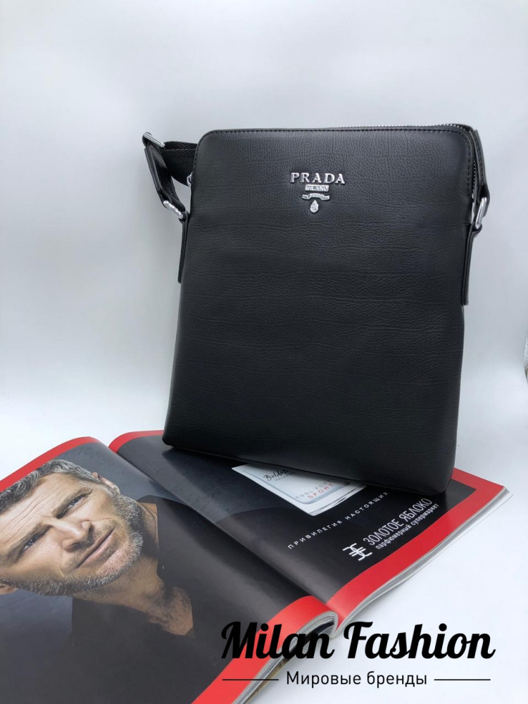 Кожаная сумка  Prada tt1045. Вид 1
