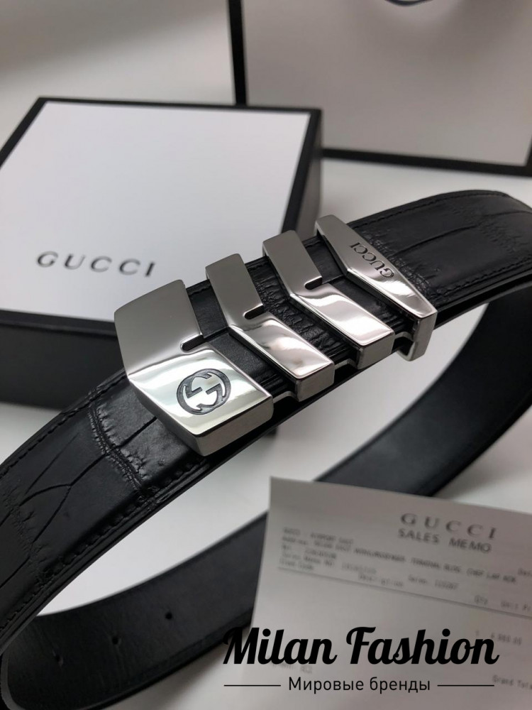 Мужской ремень  Gucci gg1295. Вид 2