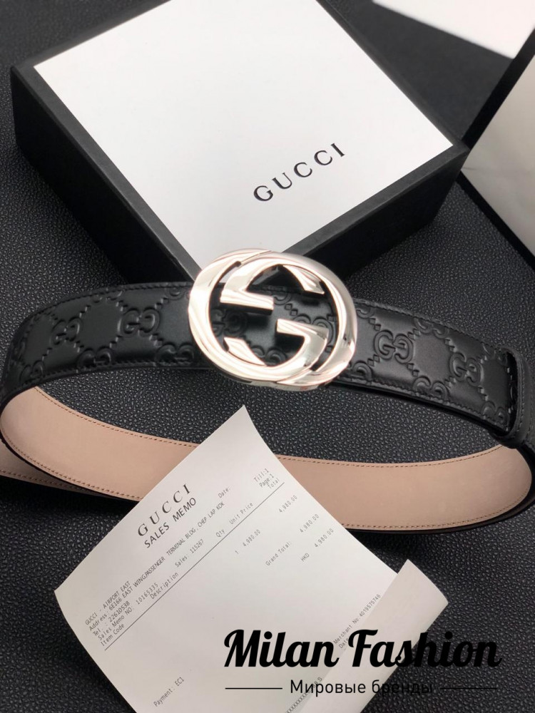 Мужской ремень Gucci gg1532. Вид 1