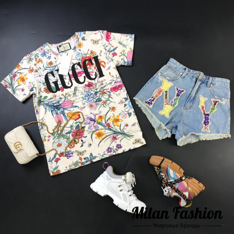 Футболка Gucci an-1335. Вид 1