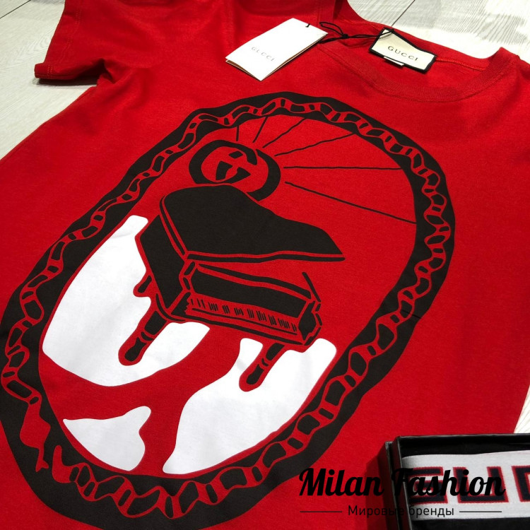 Футболка Gucci ss-78. Вид 2