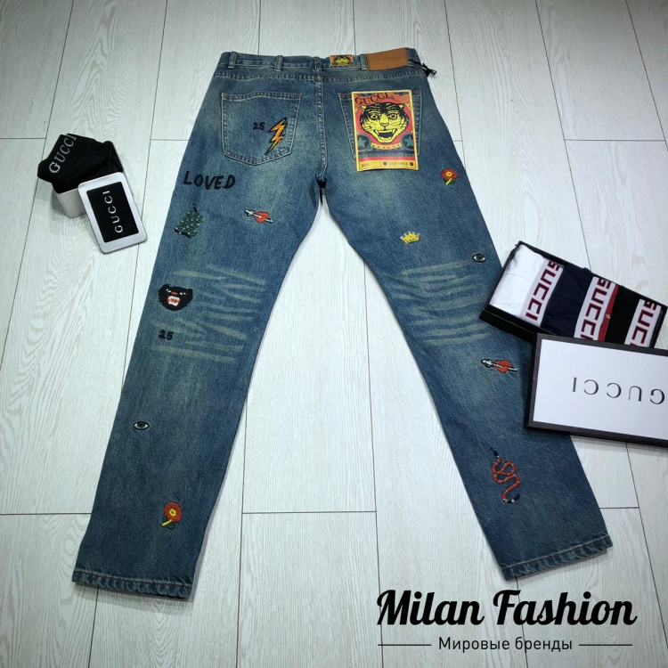 Джинсы Gucci an-1356. Вид 4