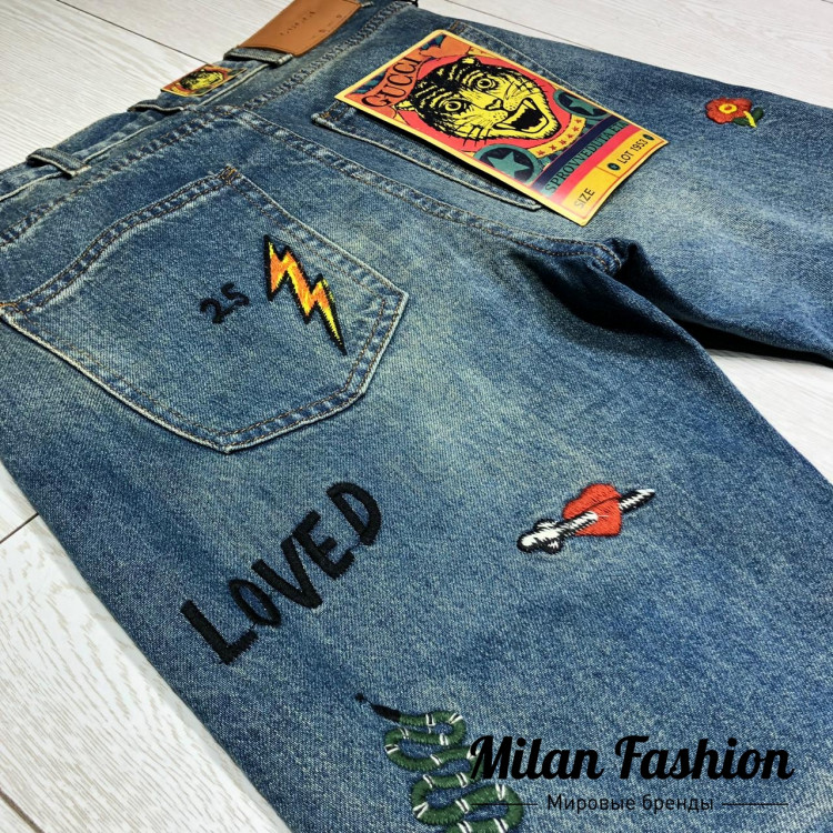 Джинсы Gucci an-1356. Вид 3