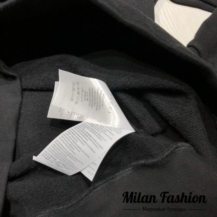 Хлопковое худи  Gucci an-1377. Вид 4
