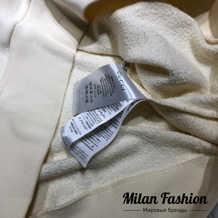 Хлопковое худи  Gucci an-1379. Вид 3