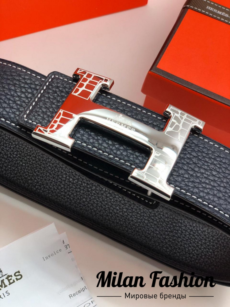 Двусторонний ремень Hermes ss-99. Вид 3