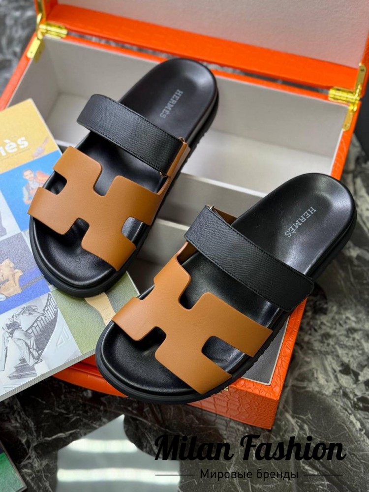 Шлепанцы  Hermes V52575. Вид 1
