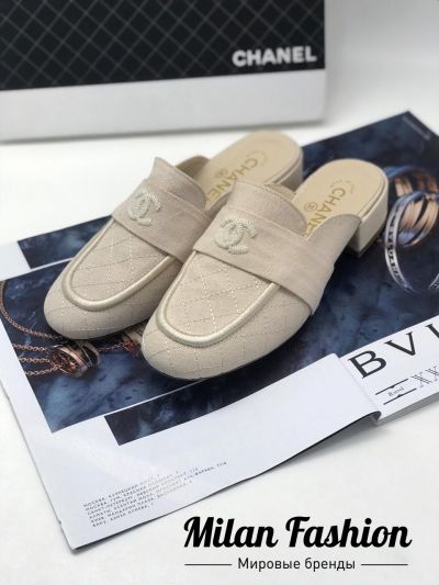 Мюли женские Chanel #v0696