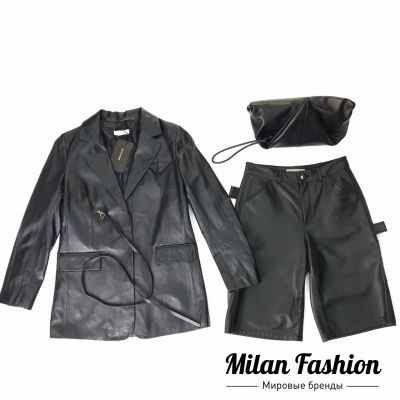 Шорты кожаные Bottega Veneta #V4223