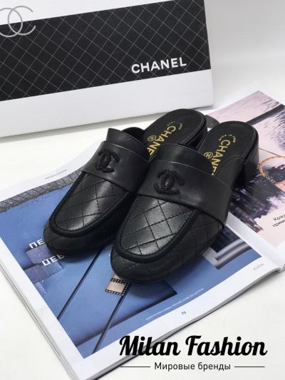 Мюли женские Chanel #v0692