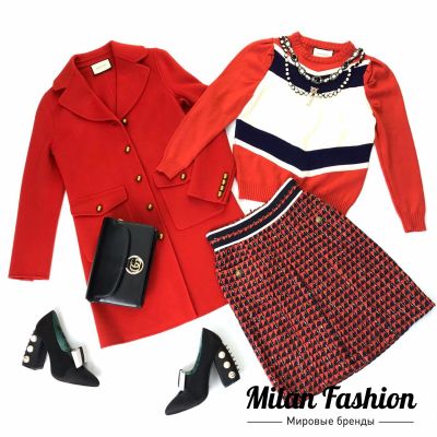 Пальто женское  Gucci #v0775