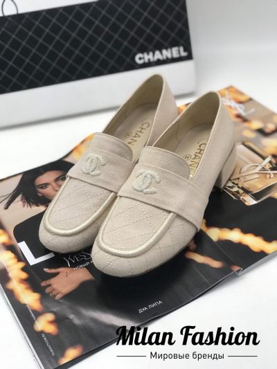 Лоферы женские  Chanel #v0695
