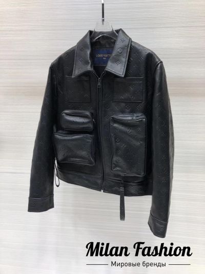 Куртка кожаная Louis Vuitton #v1388