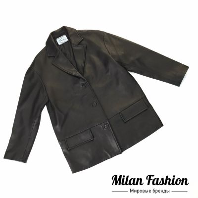 Куртка кожаная Prada #v1113