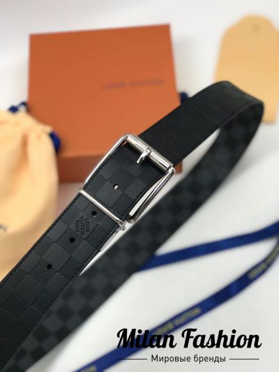 Мужской ремень двусторонний  Louis Vuitton #gg1581