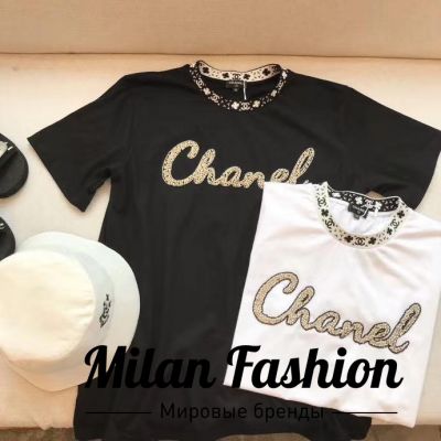 Футболка Chanel #v2136