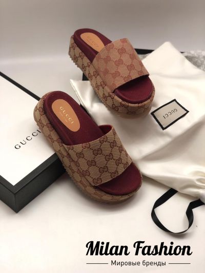 Шлепанцы женские Gucci #V2284