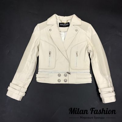 Куртка кожаная Balmain #V3900