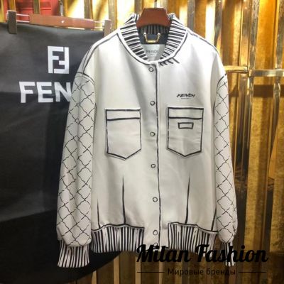 Куртка кожаная  Fendi #V4126