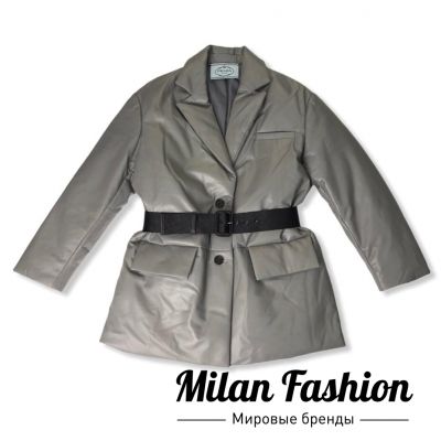 Куртка кожаная Prada #V5225