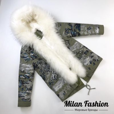 Парка с мехом Salvatore Ferragamo #an-0564